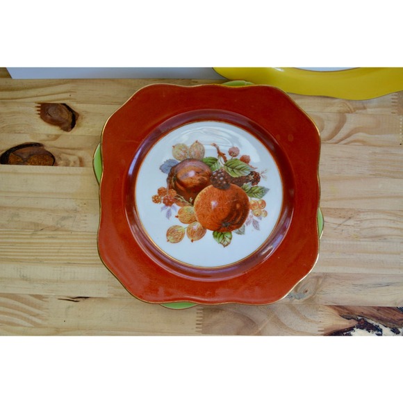 Vintage M&R France Hand-Painted Fruit Plates (Set of 7) - Picture 5 of 8